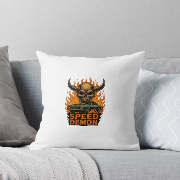Item preview, Speed Demon with vintage car and skull designed and sold by ClassicDesign65.