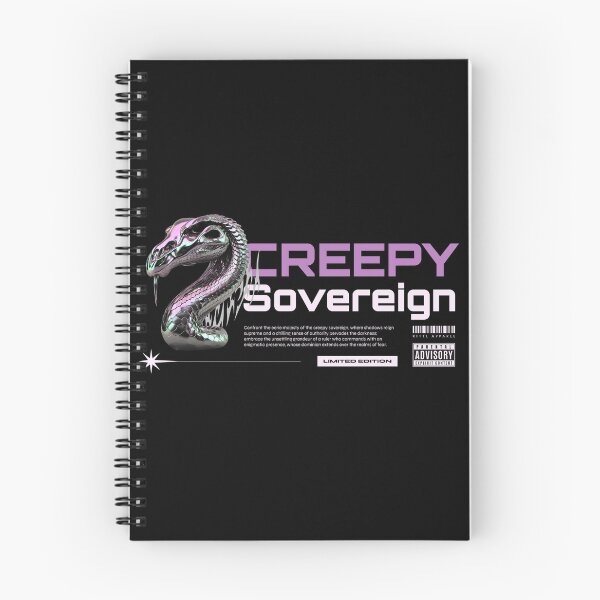 Item preview, Creepy Sovereign Graphic Tee – Dark Snake Streetwear Shirt designed and sold by Lacerta-Design.