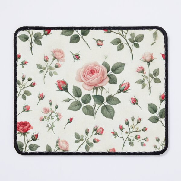Item preview, Vintage Rose Floral Pattern – Elegant Botanical Design designed and sold by KanvasGifts.