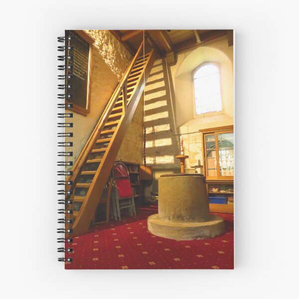 Item preview, Stairs & Font, All Saints, Market Weighton, Yorkshire designed and sold by wiggyofipswich.