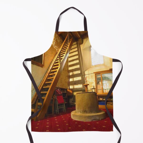 Item preview, Stairs & Font, All Saints, Market Weighton, Yorkshire designed and sold by wiggyofipswich.