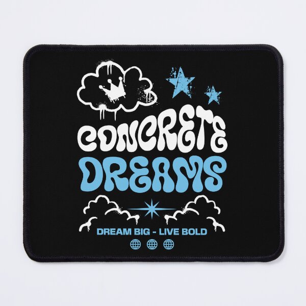 Item preview, Concrete Dreams Graphic Tee – Dream Big Streetwear Shirt designed and sold by Lacerta-Design.