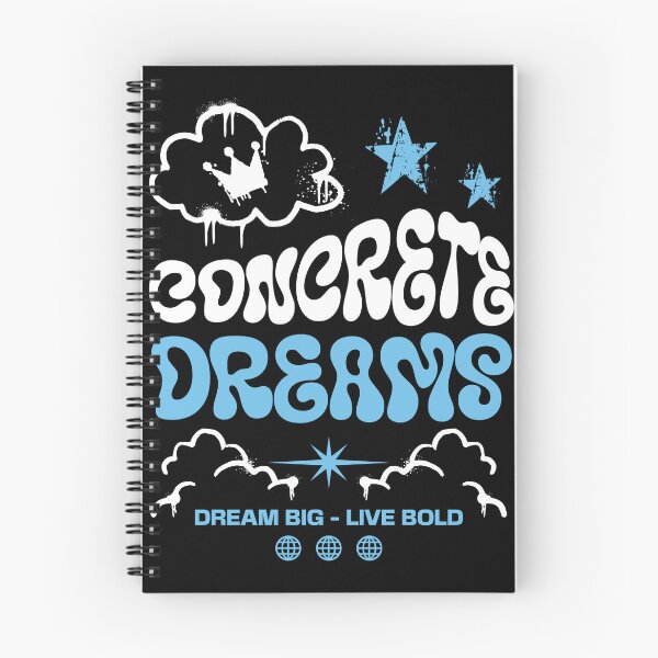 Item preview, Concrete Dreams Graphic Tee – Dream Big Streetwear Shirt designed and sold by Lacerta-Design.