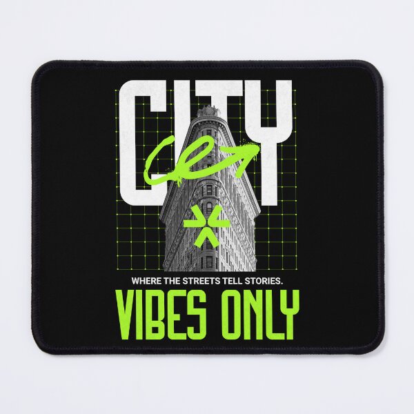 Item preview, City Vibes Only Graphic Tee – Urban Streetwear Shirt designed and sold by Lacerta-Design.