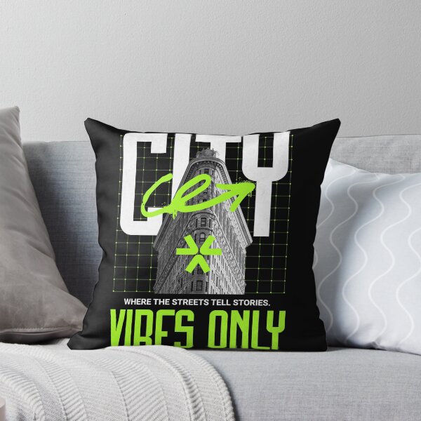Item preview, City Vibes Only Graphic Tee – Urban Streetwear Shirt designed and sold by Lacerta-Design.