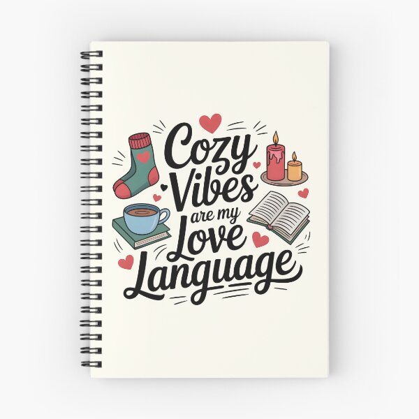 Item preview, Cozy Vibes Are My Love Language – Winter Comfort designed and sold by Jollys-ArtShop.