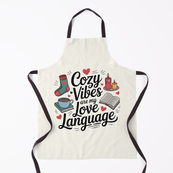 Item preview, Cozy Vibes Are My Love Language – Winter Comfort designed and sold by Jollys-ArtShop.