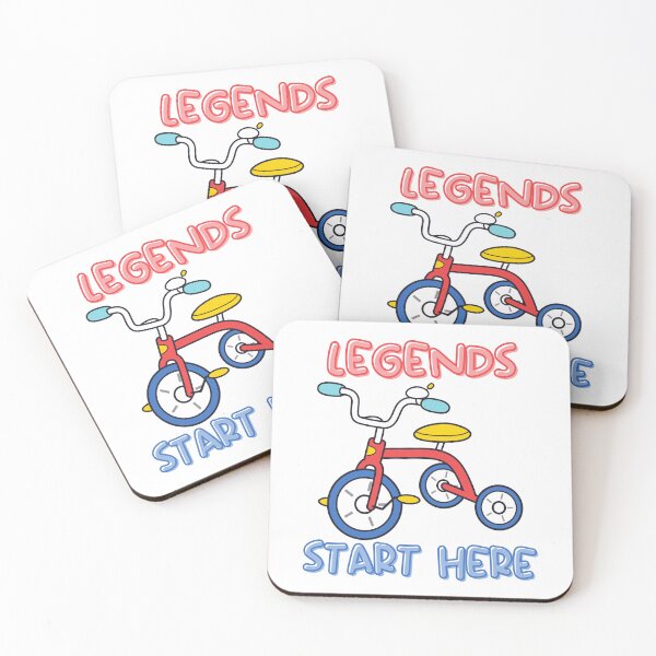 Item preview, Cycling Legend Starts Here: Colorful Kids' Tricycle Design designed and sold by CleanDecor.