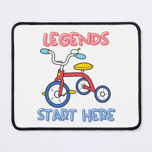 Item preview, Cycling Legend Starts Here: Colorful Kids' Tricycle Design designed and sold by CleanDecor.