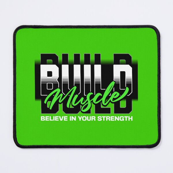 Item preview, Build Muscle Graphic Tee – Believe in Your Strength Fitness Shirt designed and sold by Lacerta-Design.