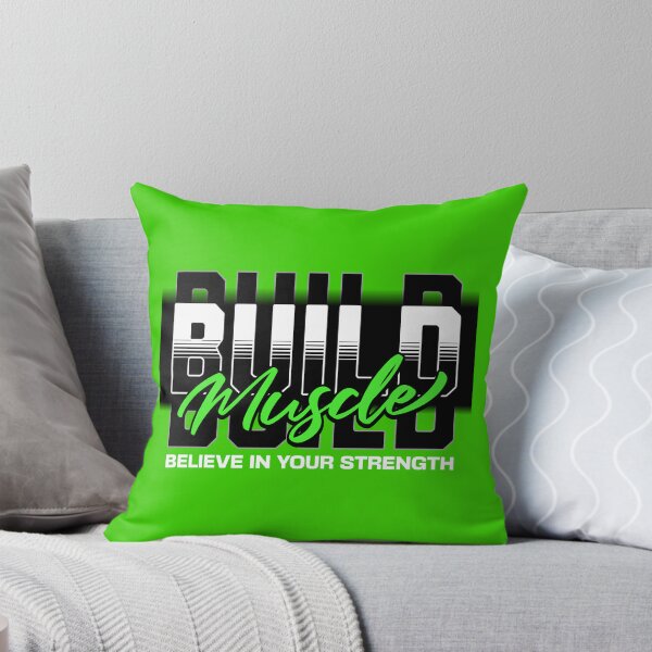 Item preview, Build Muscle Graphic Tee – Believe in Your Strength Fitness Shirt designed and sold by Lacerta-Design.