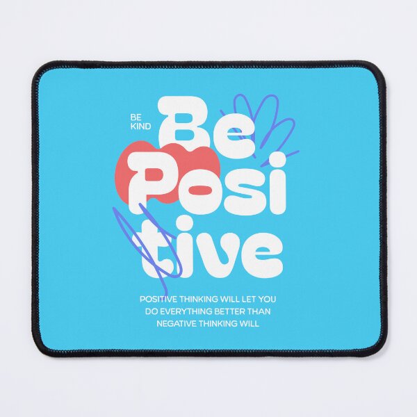 Item preview, Be Positive Graphic Tee – Motivational Streetwear Shirt designed and sold by Lacerta-Design.
