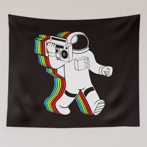 Item preview, Astronaut With Boombox  designed and sold by asgraphix.