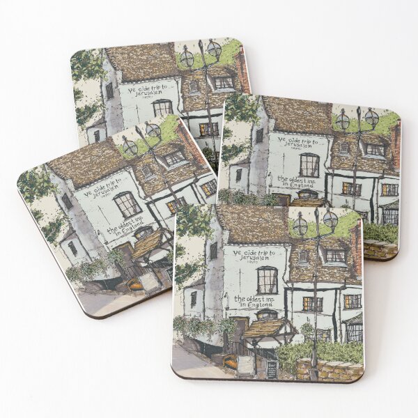 Item preview, Ye Olde Trip to Jerusalem, Nottingham Print  designed and sold by MelissaJamesIll.