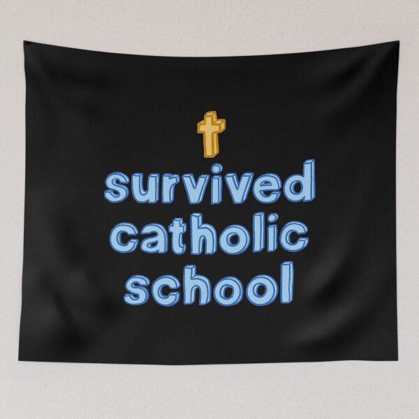 Item preview, i survived catholic school designed and sold by IHateDumplings.
