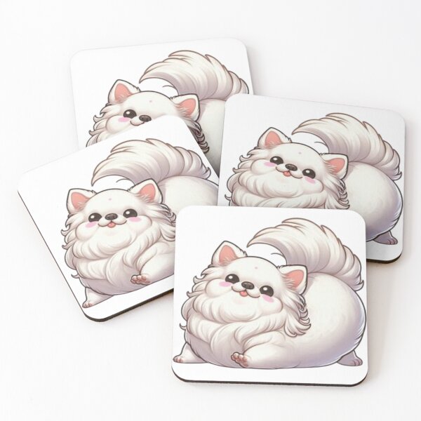 Item preview, 	Cute Fluffy Dog Cartoon Illustration designed and sold by Iuqiune.
