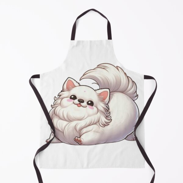 Item preview, Cute Fluffy Dog Cartoon Illustration designed and sold by Iuqiune.