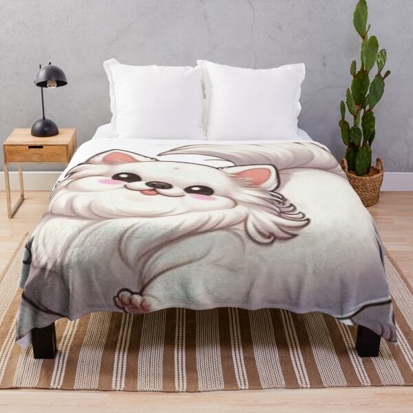 Item preview, Cute Fluffy Dog Cartoon Illustration designed and sold by Iuqiune.