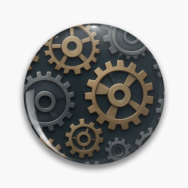 Item preview, Industrial Gear Mechanism Pattern designed and sold by Zenvo.