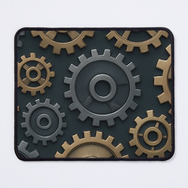 Item preview, Industrial Gear Mechanism Pattern designed and sold by Zenvo.