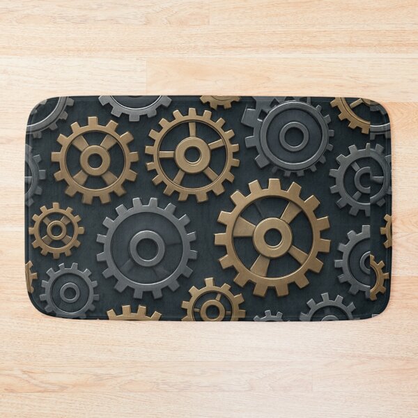 Item preview, Industrial Gear Mechanism Pattern designed and sold by Zenvo.