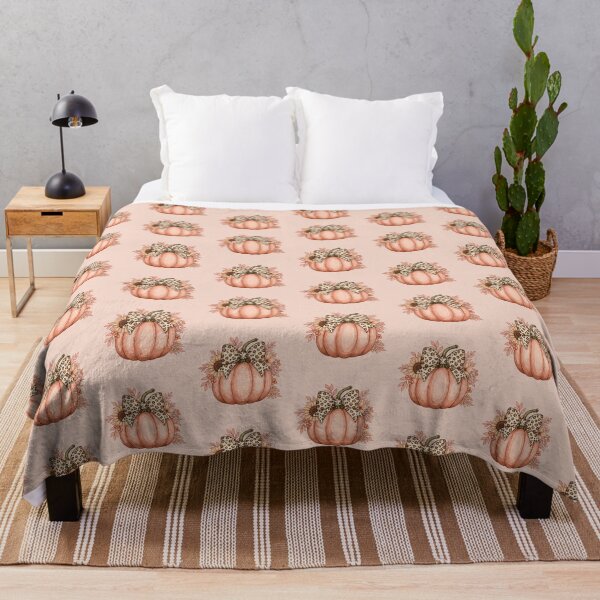 Item preview, Coquette Leopard Fall Pumpkin designed and sold by NettiesWallArt.