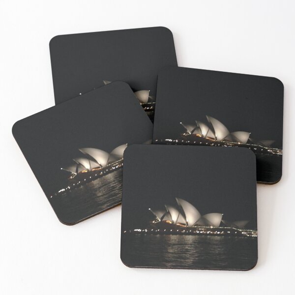 Item preview, Sydney Opera House illuminated against the night sky designed and sold by Giftspire.