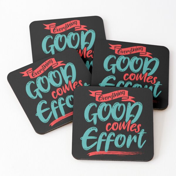 Item preview, Everything Good Comes with Effort – Motivational Quote Design designed and sold by fawzimorsy.
