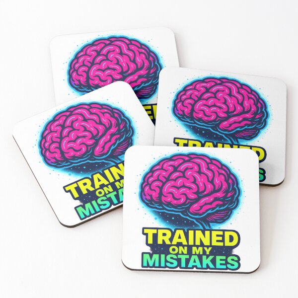 Artikelvorschau,  Trained on My Mistakes – KI Gehirn entworfen und verkauft von NeonStack.