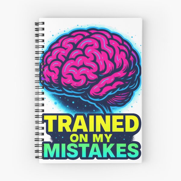 Artikelvorschau,  Trained on My Mistakes – KI Gehirn entworfen und verkauft von NeonStack.