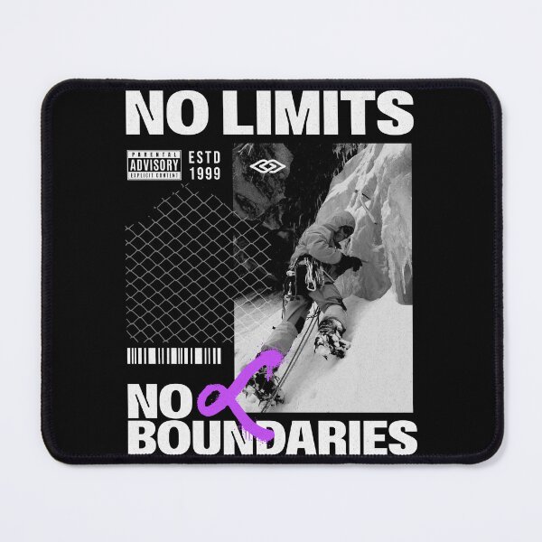 Item preview, NO LIMITS – NO BOUNDARIES Streetwear Hoodie designed and sold by Lacerta-Design.