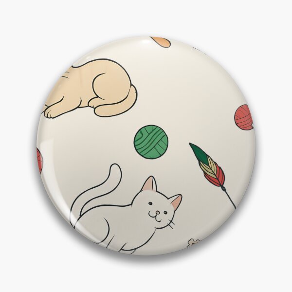 Item preview, Four cute kitten cat patterns designed and sold by JannymyGallery.