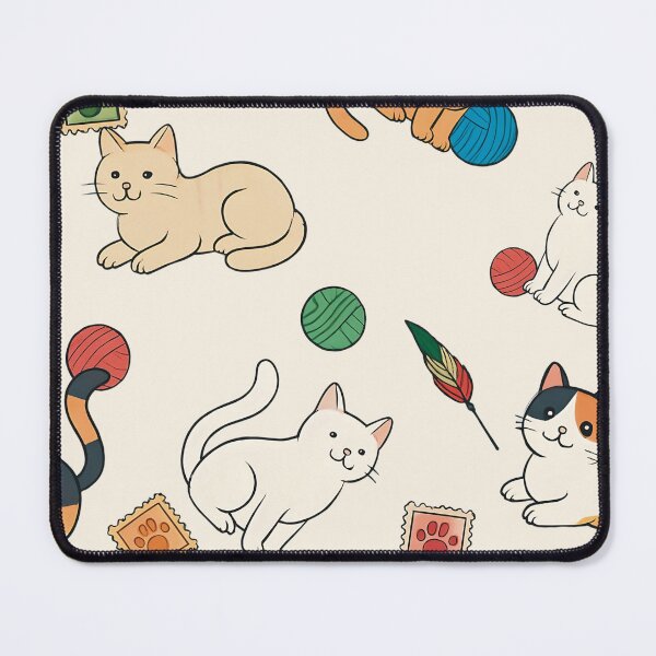 Item preview, Four cute kitten cat patterns designed and sold by JannymyGallery.