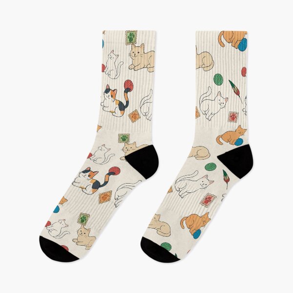 Item preview, Four cute kitten cat patterns designed and sold by JannymyGallery.
