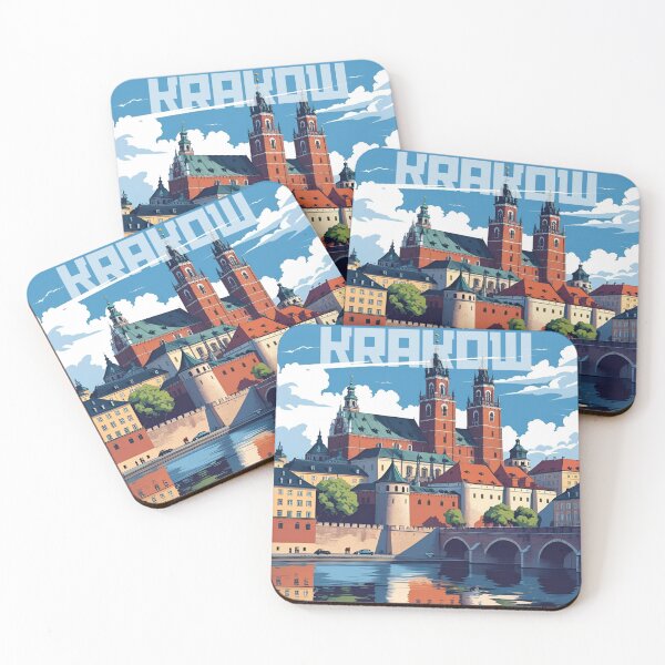 Item preview, Krakow City Skyline T-Shirt – Poland Travel Souvenir Graphic Tee designed and sold by SassyArtist9006.