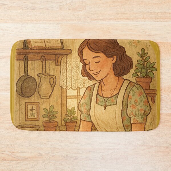 Item preview, Cottage Kitchen Homemaker | Tradwife Cozy Vintage designed and sold by Feline Rockstars.