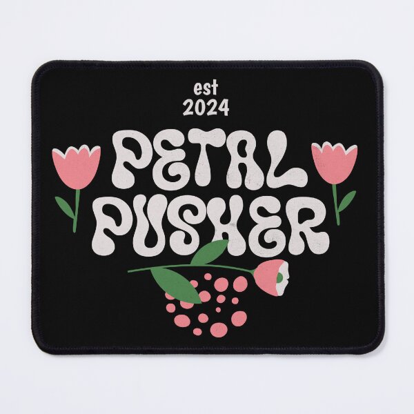Item preview, Petal Pusher – Retro Floral Hoodie designed and sold by Lacerta-Design.