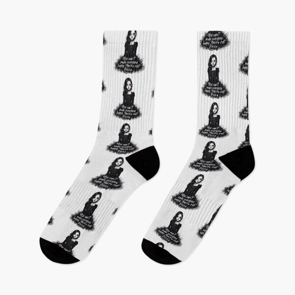 Item preview,  You cant make everyone happy, youre not pizza -  Emo Goth Girl design designed and sold by Vintage Designs +.