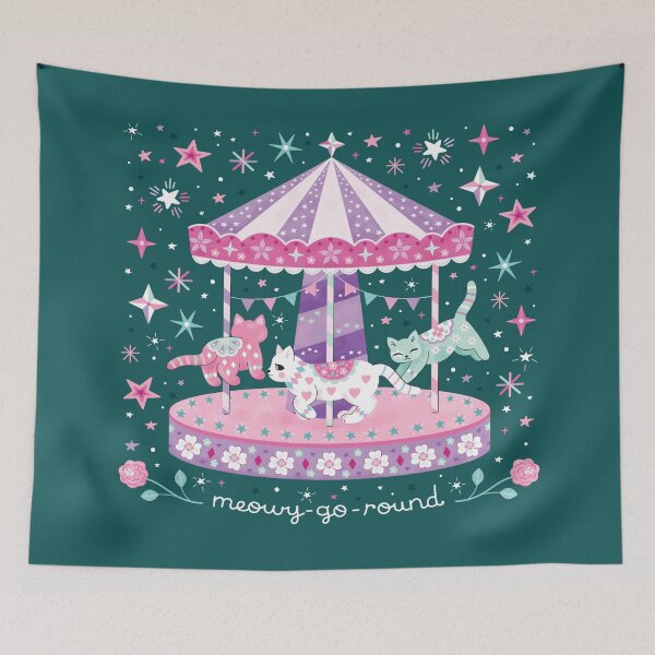 Item preview, Meowy Go Round  designed and sold by CarlyWatts.