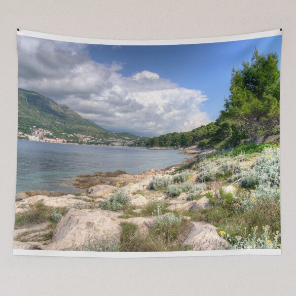 Item preview, Cavtat mountain seascape  designed and sold by hawkie.