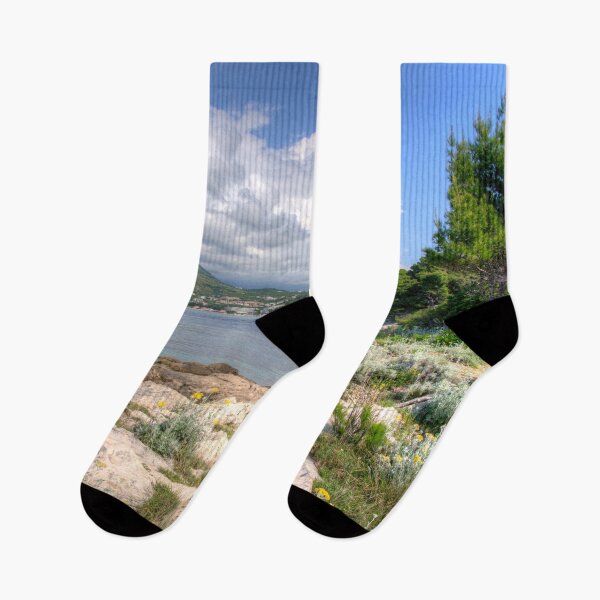 Item preview, Cavtat mountain seascape  designed and sold by hawkie.