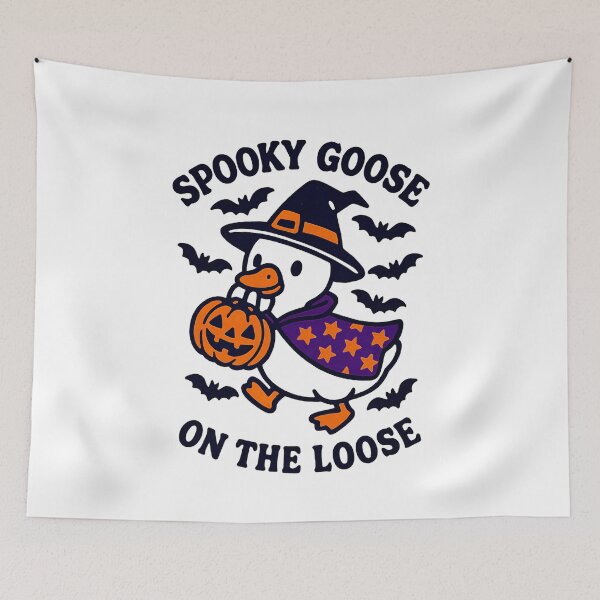 Item preview, Just A Spooky Goose On The Loose Halloween Spooky Season Witch designed and sold by DesignsByAnett.