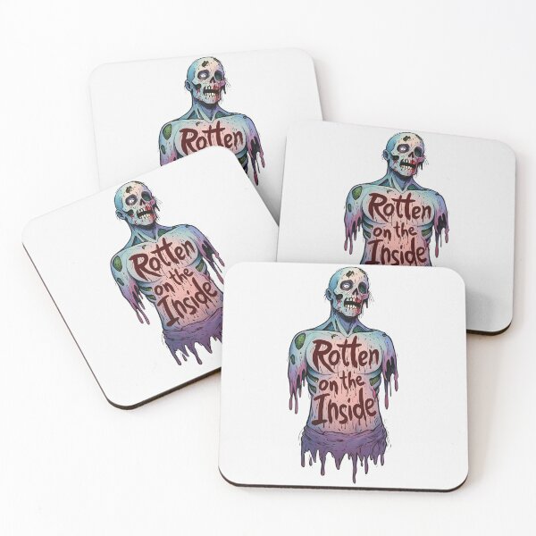 Item preview, Rotten on the inside - zombie design designed and sold by Vintage Designs +.