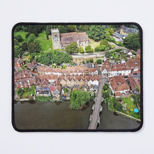 Item preview, Drone shot of Aylesford Village in Kent England UK designed and sold by John Gilham - Landscape Photography.