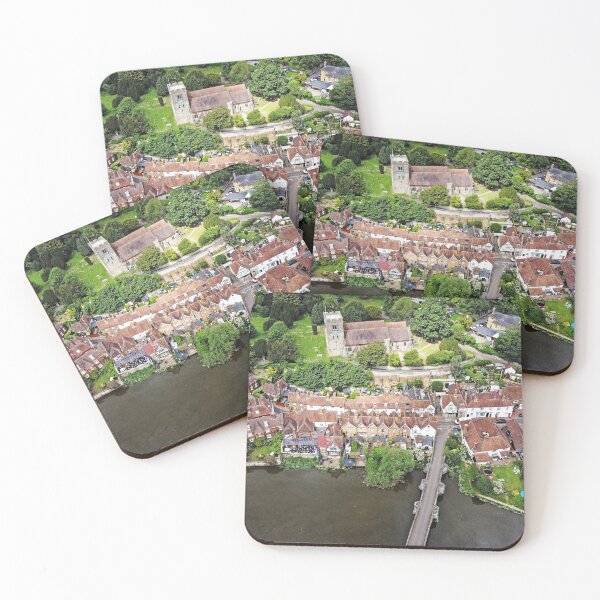 Item preview, Drone shot of Aylesford Village in Kent England UK designed and sold by John Gilham - Landscape Photography.