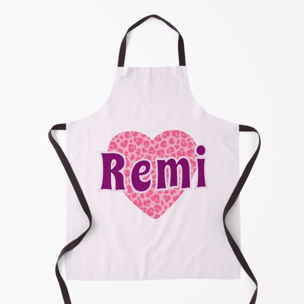 Item preview, Remi Name Pink Leopard Heart designed and sold by Jeallan Designs.
