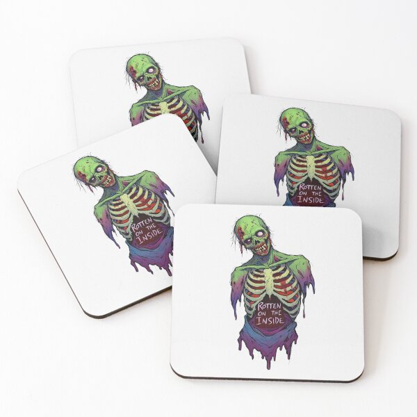 Item preview, Rotten on the inside - zombie design designed and sold by Vintage Designs +.