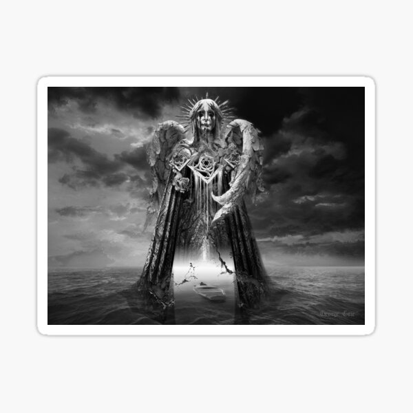 Angels and Demons: Spirit of Repentance and Hope Sticker