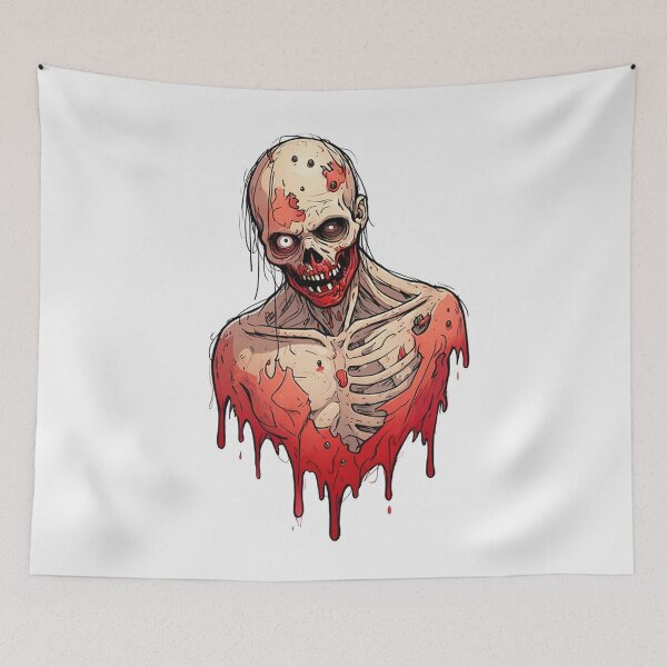 Item preview, Creepy Zombie Horror head design designed and sold by Vintage Designs +.