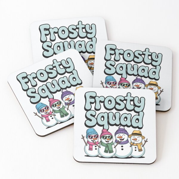 Item preview, Frosty Squad – Cool Snowman Winter Fun designed and sold by Jollys-ArtShop.